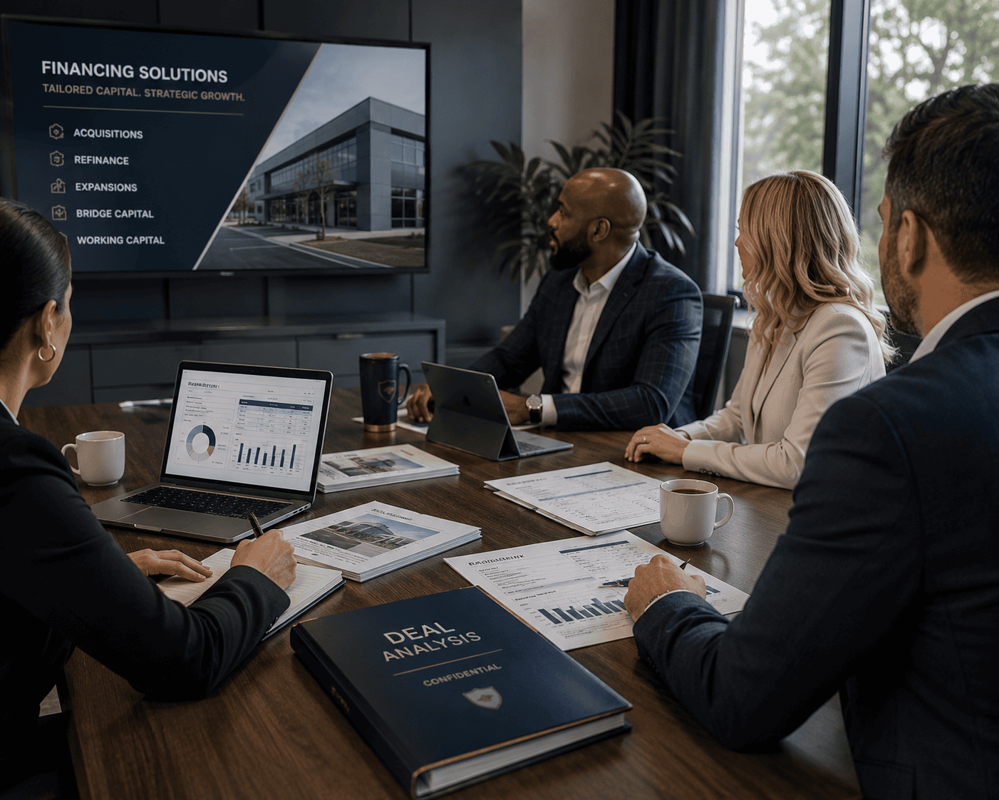 Business Owners and Investors Reviewing Financing Options