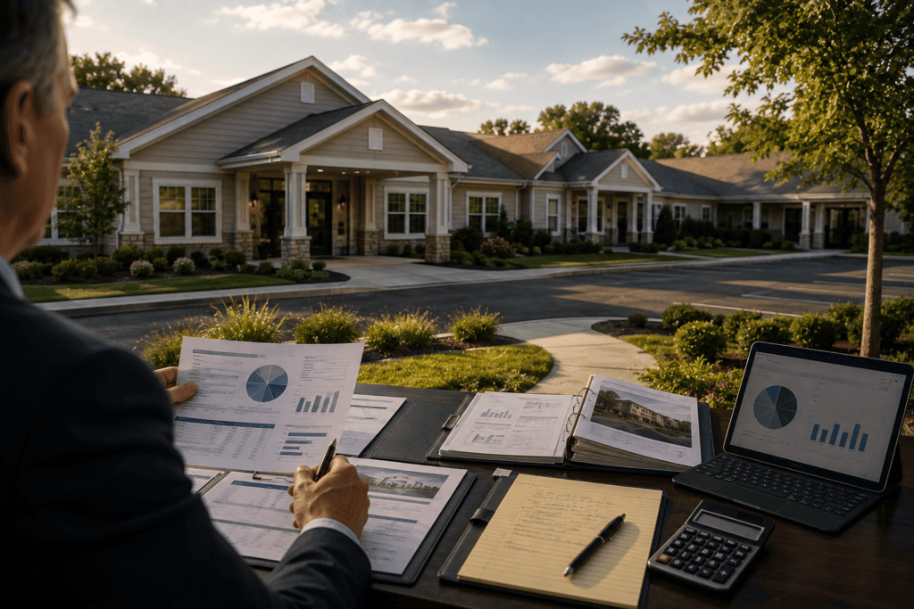 Specialized assisted living or recovery housing property being evaluated as both commercial real estate and an operating business.